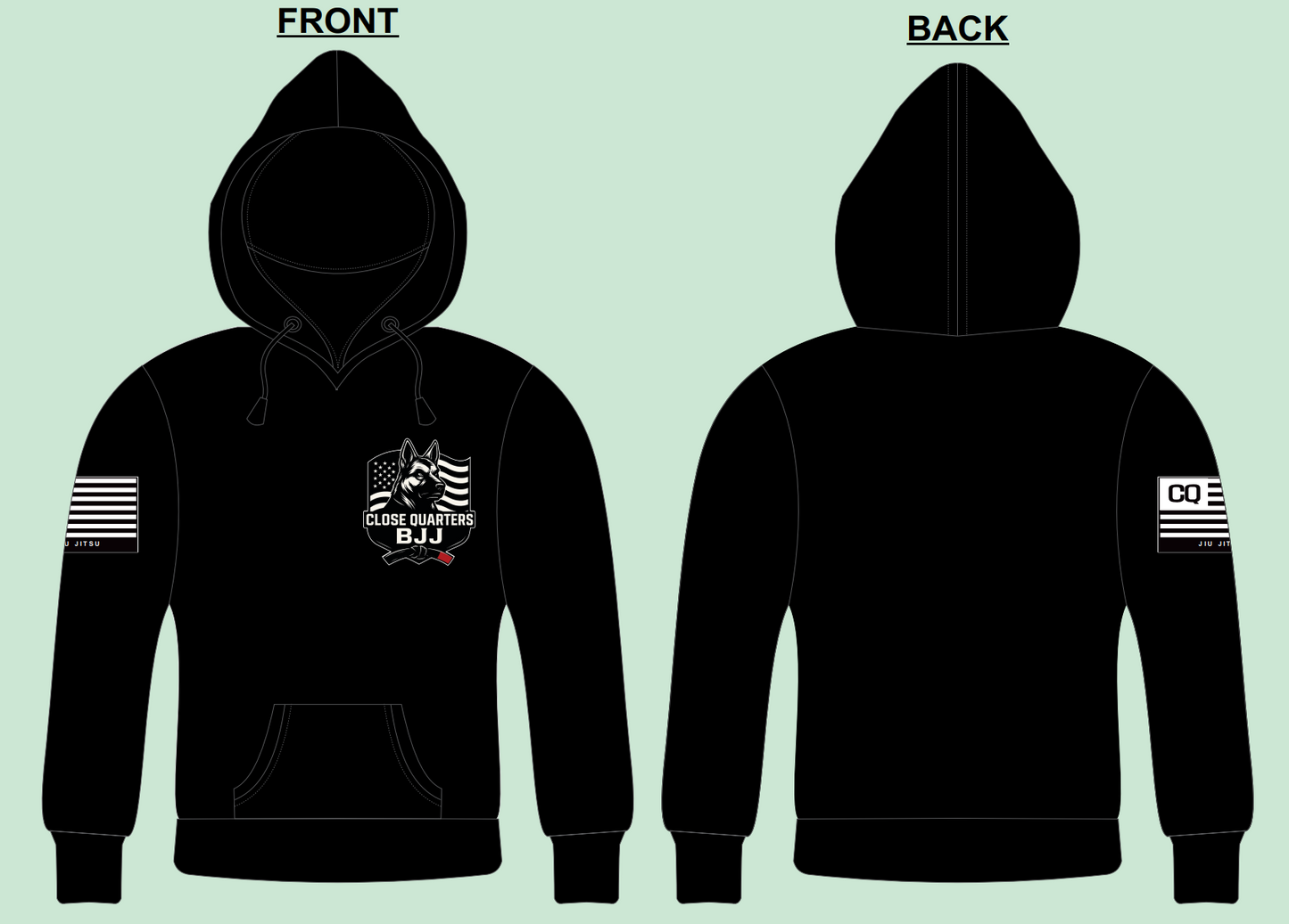 Close Quarters BJJ x Criminal Guard Hoodie (Presale)