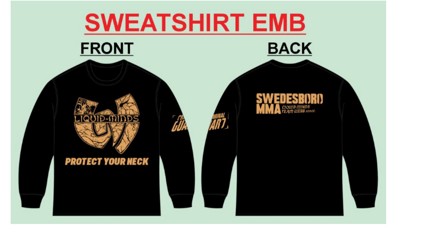 Liquid Minds Crew Neck Hoodie